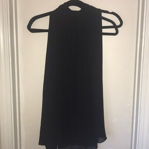 Vince Camuto black sleeveless blouse